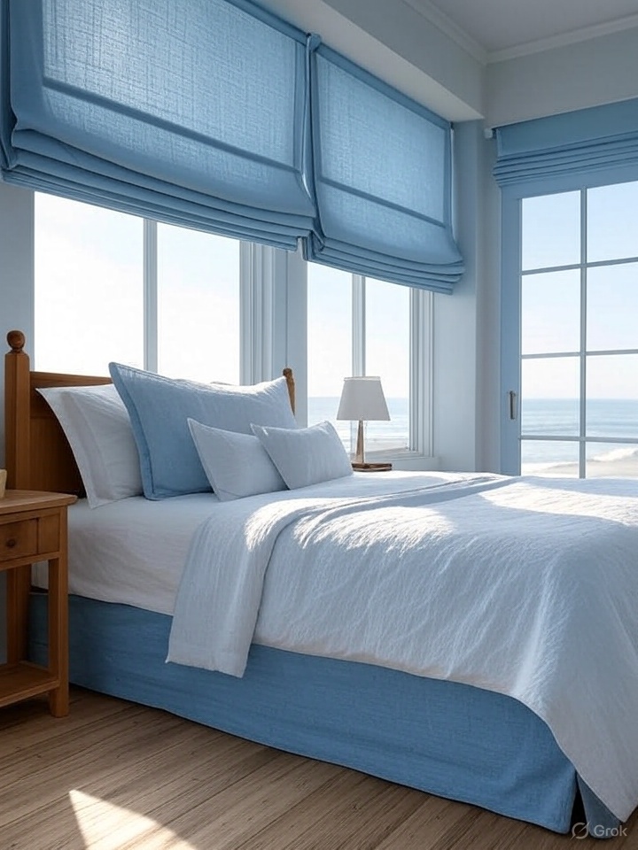 Cotton Roman Shades