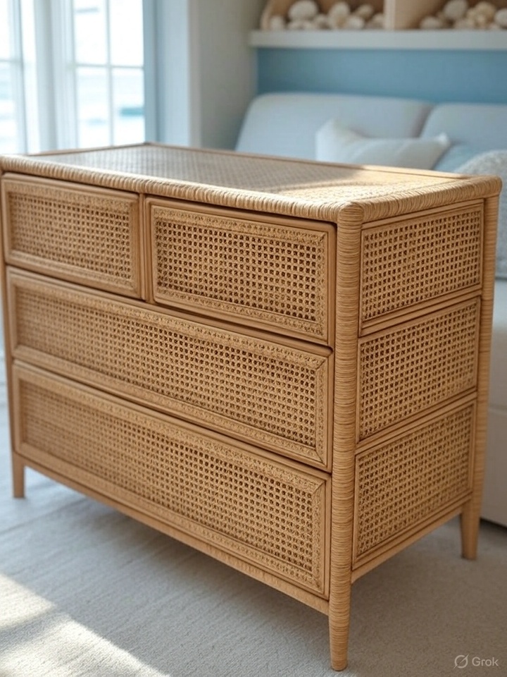 Rattan Dresser