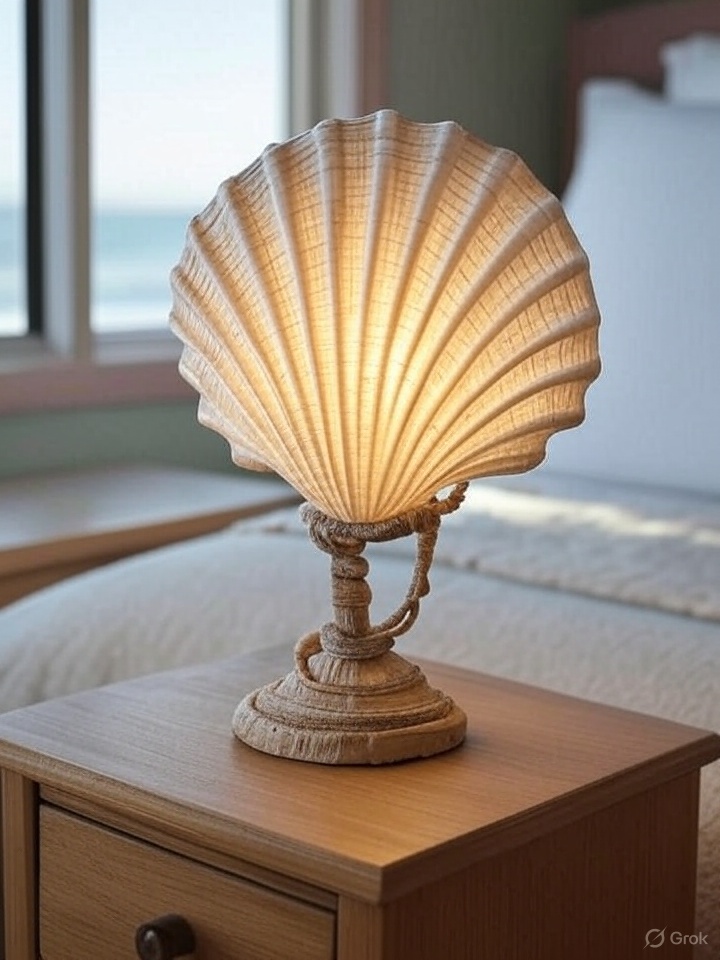 Seashell Table Lamp