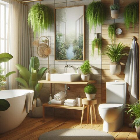 bathroom plants