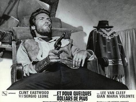 Art Print: For a Few Dollars More, French Movie Poster, 1966, 12x9in.