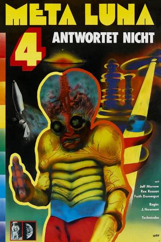 Art Print: This Island Earth, German Movie Poster, 1954, 18x12in.