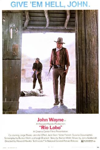 Photo Print: Rio Lobo – Movie Poster Reproduction, 12x8in.