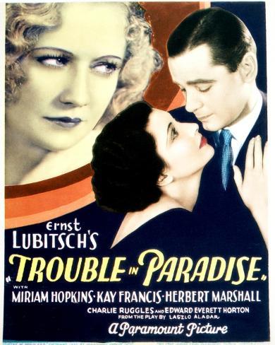 Photo Print: Trouble in Paradise – Movie Poster Reproduction, 10x8in.