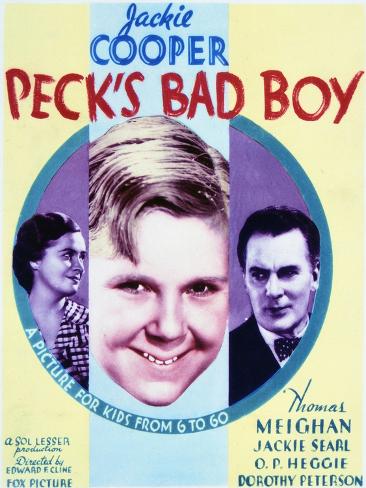 Photo Print: Peck's Bad Boy – Movie Poster Reproduction, 12x9in.