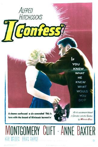 Photo Print: I Confess – Movie Poster Reproduction, 12x8in.
