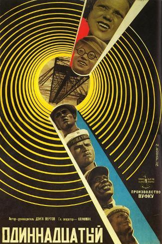 Giclee Painting: Movie poster The eleventh, 1928, 18x12in.