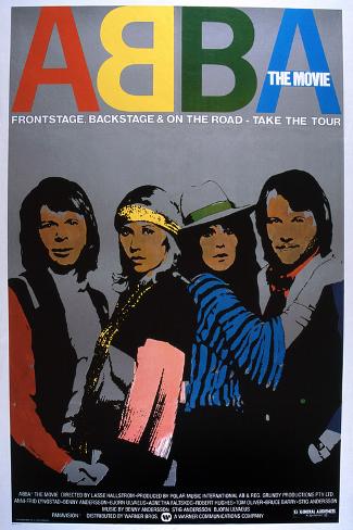 Poster: Abba: the Movie, Poster, Abba, 1977, 36x24in.