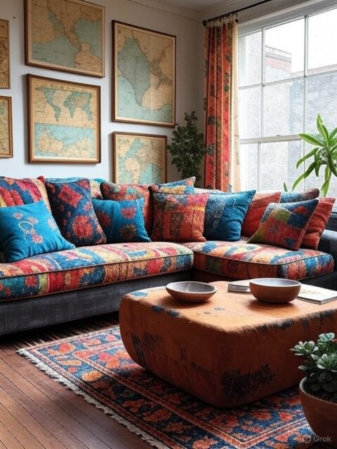 Transform Your Space: 10 Joyful Bohemian Living Room Decor Tips Bohemian Living Room Decor Tips