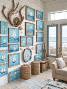 7 Vibrant Coastal Living Room Wall Decor Ideas to Transform Your Space