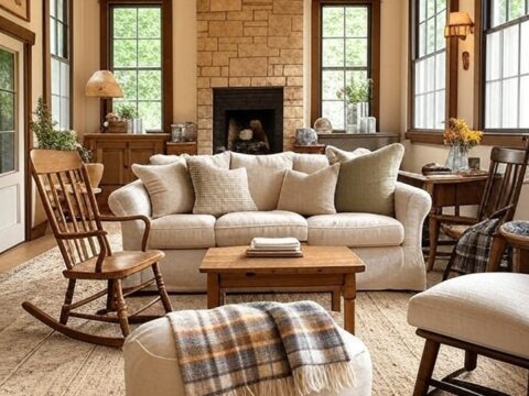 Country Living Room Home Decor