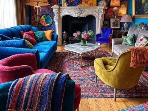 Eclectic Living Room Home Decor
