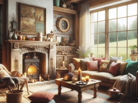 Farmhouse Living Room Home Decor