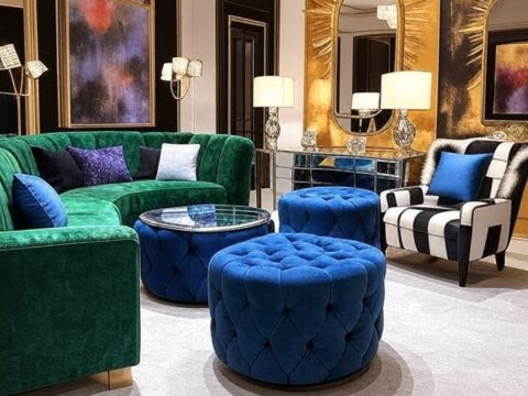 Hollywood Regency Living Room Home Decor