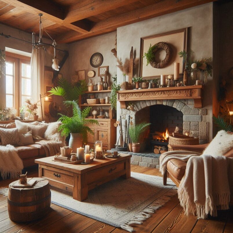 Rustic Living Room Home Decor Ideas