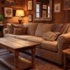 Rustic Living Room Decor on a Budget