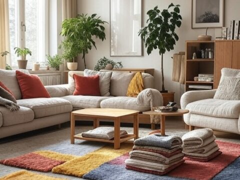 Scandinavian Living Room Home Decor