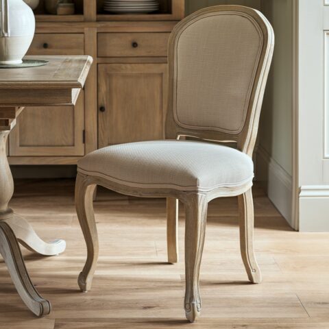 Camille Limewash Oak Dining Chair – The Cotswold Company