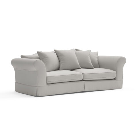Wilson – 4 Seater – Dove Grey – House Linen Mix – Sofa