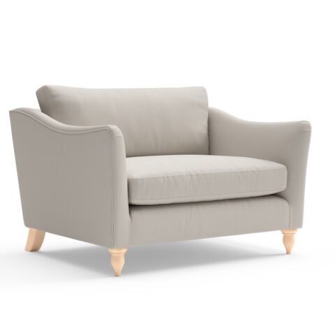 Mitford – Love Seat – Natural – Broadway Stripe – The Cotswold Company