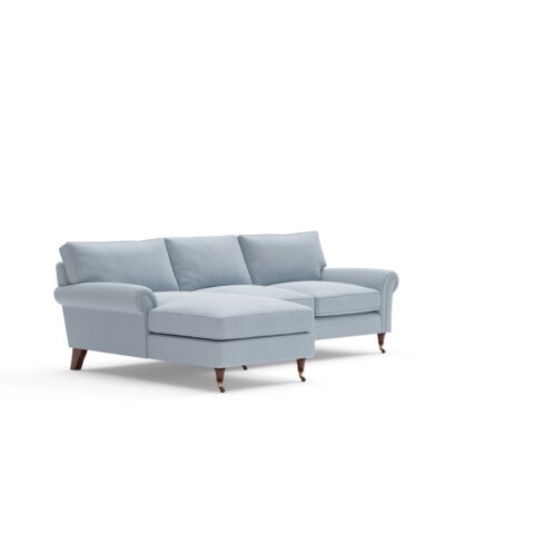 Osbourne Chaise Large Left Hand Osbourne – Chaise Large Left Hand – Chalk Blue – Chunky Cotton
