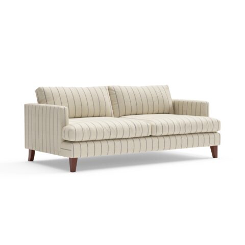 Jackson – 4 Seater – Charcoal – Compton Stripe – Sofa – Dark Grey