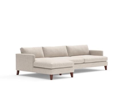 Jackson – Chaise Extra Large Left Hand – Natural – House Weave – Sofa – The Cotswold Company