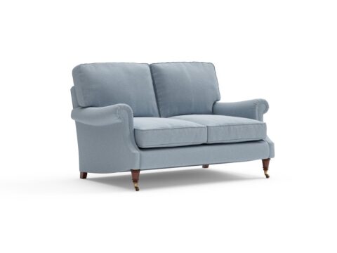 Taylor High Back – Large 2 Seater – Light Grey – Chunky Cotton