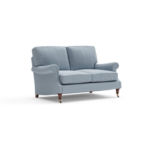 Taylor High Back – Large 2 Seater – Light Grey – Chunky Cotton