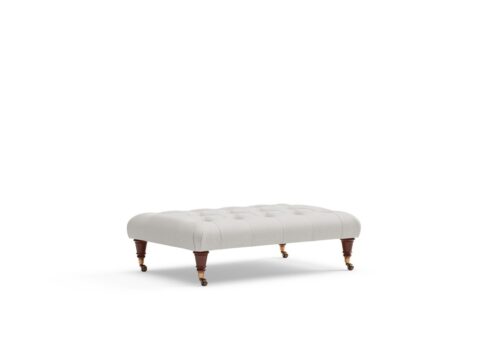 Amelia Small – Foot Stool – Mid grey – Chunky Cotton – The Cotswold Company