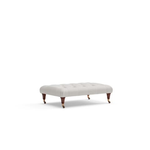 Amelia Small – Foot Stool – Mid grey – Chunky Cotton – The Cotswold Company