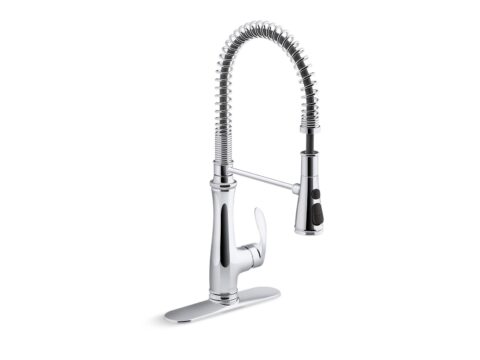 Bellera® Semi-professional kitchen sink faucet with three-function sprayhead