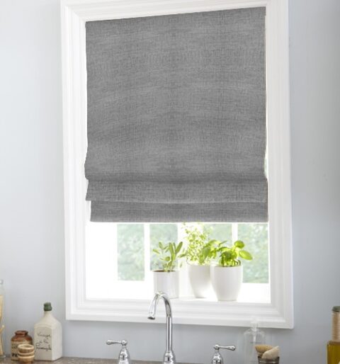 Boutique Roman Shades: Solids