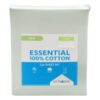 3-Piece Aqua 200 Thread Count Brushed Cotton Sheet Set, Twin/twin Xl, Green