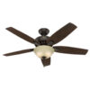 Hunter Newsome with Light 52 inch Ceiling Fan