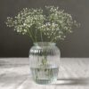 Home Accessories Corvus Vase H20cm – Transparent – The Cotswold Company