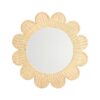 Coralie 33.4" Rattan Round Wall Mirror