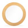 Tanya 43.5" Rattan Round Wall Mirror