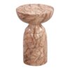 Rue Marble Indoor / Outdoor Round Side Table