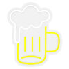 Beer Neon Wall Sign, 12.6", Plastic