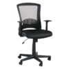 Enzo Office Chair Ii, Black, Plastic
