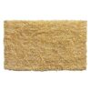 Essential Noodle Yellow Bath Rug, 20X34, Polyester