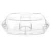 Flip-Lid Appetizers On Ice Food Container At Home, Clear, Acrylic