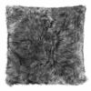 Fur Printing Pillow, Blue, Polyester