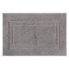 Honeybloom Tufted Racetrack Dark Grey Bath Rug, 17X24, Cotton