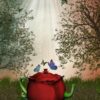 Art Print: Fantasy Landscape by justdd: 12x9in