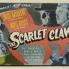 Art Print: The Scarlet Claw, UK Movie Poster, 1944, 12x9in.