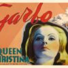 Art Print: Queen Christina, UK Movie Poster, 1933, 12x9in.