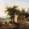 Art Print: Italianate Landscape by Jean Victor Bertin: 12x9in