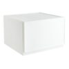 Real Simple White Plastic Pull Out Storage, Medium